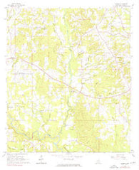 Hebron Mississippi Historical topographic map, 1:24000 scale, 7.5 X 7.5 Minute, Year 1965