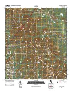 Heidelberg Mississippi Historical topographic map, 1:24000 scale, 7.5 X 7.5 Minute, Year 2012