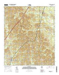 Heidelberg Mississippi Current topographic map, 1:24000 scale, 7.5 X 7.5 Minute, Year 2015