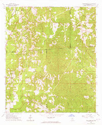 Heidelberg SW Mississippi Historical topographic map, 1:24000 scale, 7.5 X 7.5 Minute, Year 1964