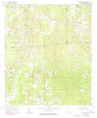 Heidelberg SW Mississippi Historical topographic map, 1:24000 scale, 7.5 X 7.5 Minute, Year 1964