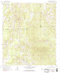 Heidelberg SW Mississippi Historical topographic map, 1:24000 scale, 7.5 X 7.5 Minute, Year 1964