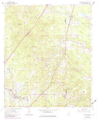 Heidelberg Mississippi Historical topographic map, 1:24000 scale, 7.5 X 7.5 Minute, Year 1963