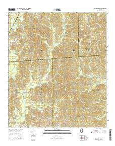 Heidelberg SW Mississippi Current topographic map, 1:24000 scale, 7.5 X 7.5 Minute, Year 2015
