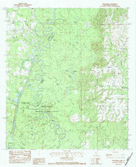 Henleyfield Mississippi Historical topographic map, 1:24000 scale, 7.5 X 7.5 Minute, Year 1983