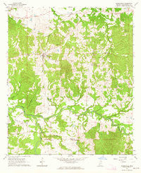 Hermanville Mississippi Historical topographic map, 1:24000 scale, 7.5 X 7.5 Minute, Year 1963
