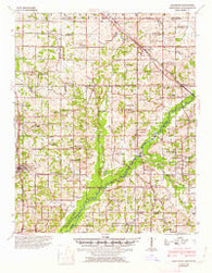 Hernando Mississippi Historical topographic map, 1:62500 scale, 15 X 15 Minute, Year 1944