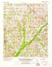 Hernando Mississippi Historical topographic map, 1:62500 scale, 15 X 15 Minute, Year 1944