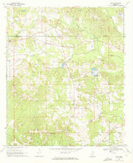 Hero Mississippi Historical topographic map, 1:24000 scale, 7.5 X 7.5 Minute, Year 1970