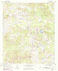 Hero Mississippi Historical topographic map, 1:24000 scale, 7.5 X 7.5 Minute, Year 1970