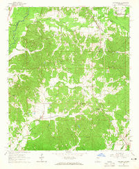 Hesterville Mississippi Historical topographic map, 1:24000 scale, 7.5 X 7.5 Minute, Year 1964