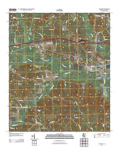 Hickory Mississippi Historical topographic map, 1:24000 scale, 7.5 X 7.5 Minute, Year 2012
