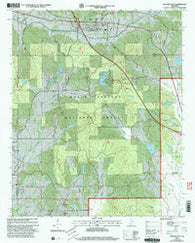 Hickory Flat Mississippi Historical topographic map, 1:24000 scale, 7.5 X 7.5 Minute, Year 2000