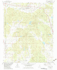 Hickory Flat Mississippi Historical topographic map, 1:24000 scale, 7.5 X 7.5 Minute, Year 1982