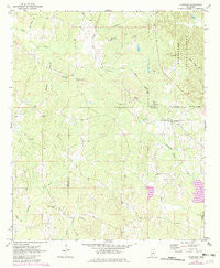Highpoint Mississippi Historical topographic map, 1:24000 scale, 7.5 X 7.5 Minute, Year 1972