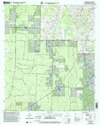 Hillsboro Mississippi Historical topographic map, 1:24000 scale, 7.5 X 7.5 Minute, Year 2000