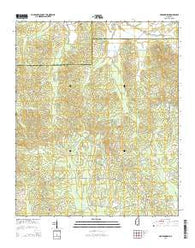 Hohenlinden Mississippi Current topographic map, 1:24000 scale, 7.5 X 7.5 Minute, Year 2015