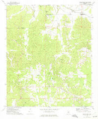 Hohenlinden Mississippi Historical topographic map, 1:24000 scale, 7.5 X 7.5 Minute, Year 1972