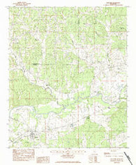 Holcomb Mississippi Historical topographic map, 1:24000 scale, 7.5 X 7.5 Minute, Year 1983