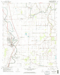 Hollandale Mississippi Historical topographic map, 1:24000 scale, 7.5 X 7.5 Minute, Year 1968