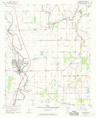 Hollandale Mississippi Historical topographic map, 1:24000 scale, 7.5 X 7.5 Minute, Year 1968