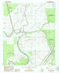 Holly Bluff Mississippi Historical topographic map, 1:24000 scale, 7.5 X 7.5 Minute, Year 1988