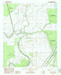 Holly Bluff Mississippi Historical topographic map, 1:24000 scale, 7.5 X 7.5 Minute, Year 1988
