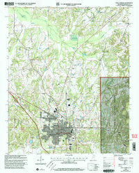 Holly Springs Mississippi Historical topographic map, 1:24000 scale, 7.5 X 7.5 Minute, Year 2000
