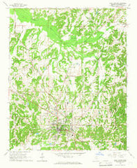 Holly Springs Mississippi Historical topographic map, 1:24000 scale, 7.5 X 7.5 Minute, Year 1965