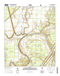 Holly Bluff Mississippi Current topographic map, 1:24000 scale, 7.5 X 7.5 Minute, Year 2015