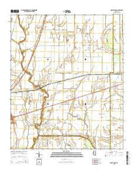 Holly Ridge Mississippi Current topographic map, 1:24000 scale, 7.5 X 7.5 Minute, Year 2015