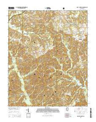 Holly Springs SE Mississippi Current topographic map, 1:24000 scale, 7.5 X 7.5 Minute, Year 2015