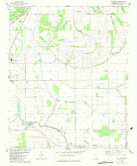 Hollywood Mississippi Historical topographic map, 1:24000 scale, 7.5 X 7.5 Minute, Year 1982