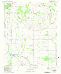 Hollywood Mississippi Historical topographic map, 1:24000 scale, 7.5 X 7.5 Minute, Year 1982
