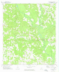 Holmesville Mississippi Historical topographic map, 1:24000 scale, 7.5 X 7.5 Minute, Year 1972