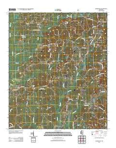 Homewood Mississippi Historical topographic map, 1:24000 scale, 7.5 X 7.5 Minute, Year 2012