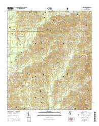 Homewood Mississippi Current topographic map, 1:24000 scale, 7.5 X 7.5 Minute, Year 2015