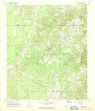 Homewood Mississippi Historical topographic map, 1:24000 scale, 7.5 X 7.5 Minute, Year 1968