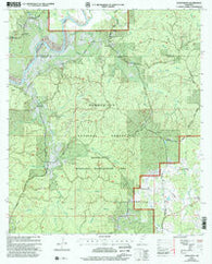 Homochitto Mississippi Historical topographic map, 1:24000 scale, 7.5 X 7.5 Minute, Year 2000
