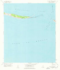 Horn Island East Mississippi Historical topographic map, 1:24000 scale, 7.5 X 7.5 Minute, Year 1960