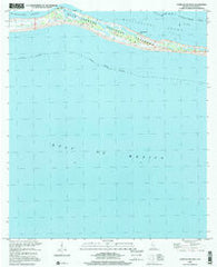 Horn Island West Mississippi Historical topographic map, 1:24000 scale, 7.5 X 7.5 Minute, Year 2000