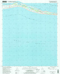 Horn Island West Mississippi Historical topographic map, 1:24000 scale, 7.5 X 7.5 Minute, Year 2000