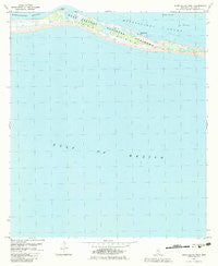 Horn Island West Mississippi Historical topographic map, 1:24000 scale, 7.5 X 7.5 Minute, Year 1982
