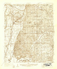 Horn Lake Mississippi Historical topographic map, 1:48000 scale, 15 X 15 Minute, Year 1932