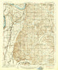 Horn Lake Mississippi Historical topographic map, 1:62500 scale, 15 X 15 Minute, Year 1935