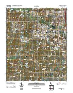 Horn Lake Mississippi Historical topographic map, 1:24000 scale, 7.5 X 7.5 Minute, Year 2012