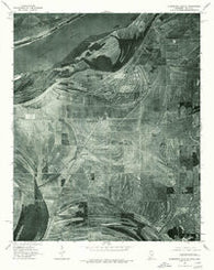 Horseshoe Lake SE Mississippi Historical topographic map, 1:24000 scale, 7.5 X 7.5 Minute, Year 1975