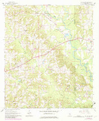 Hot Coffee Mississippi Historical topographic map, 1:24000 scale, 7.5 X 7.5 Minute, Year 1965