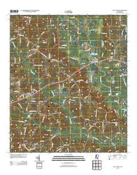 Hot Coffee Mississippi Historical topographic map, 1:24000 scale, 7.5 X 7.5 Minute, Year 2012