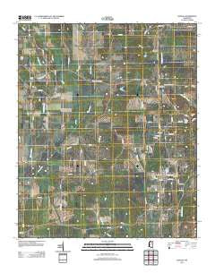 Houlka Mississippi Historical topographic map, 1:24000 scale, 7.5 X 7.5 Minute, Year 2012